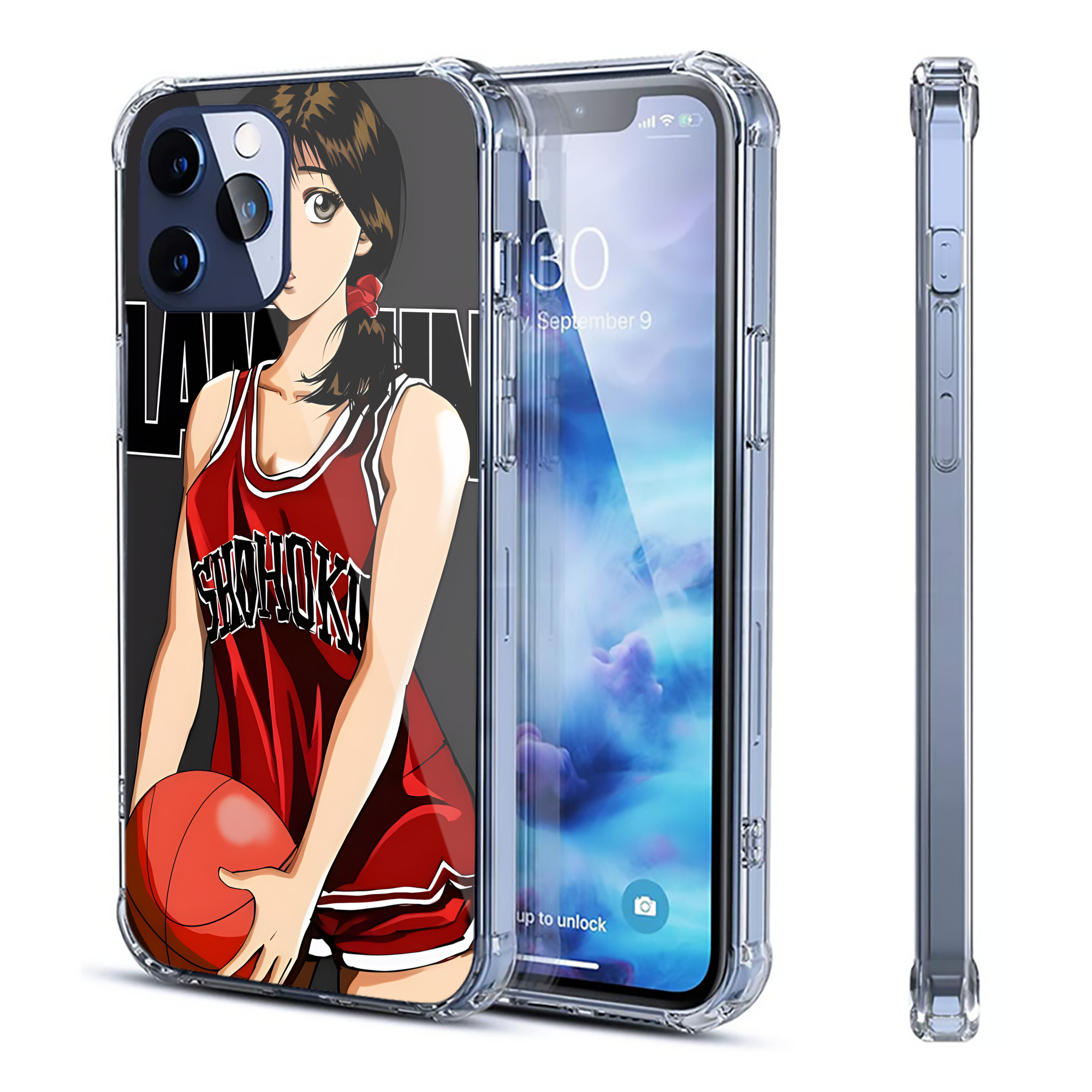 （画像用） SLAM DUNK／スラムダンク 【iPhone 12シリーズ対応】透明スマホケース（クリアソフトケース）